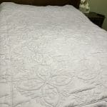 Center of Cross Stitch Quilt - all custom free motion quilting
